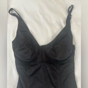 Stretch-Satin Bodysuit